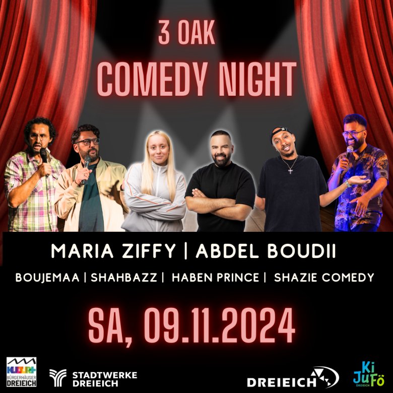 3 Oak Comedy Instagram - 3 Oak Comedy Night Eventim nur Datum